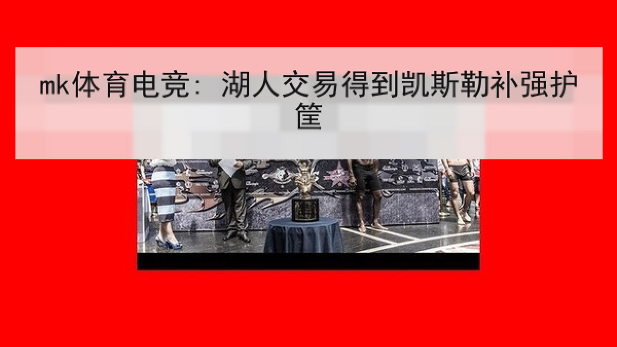 mk体育电竞: 湖人交易得到凯斯勒补强护筐